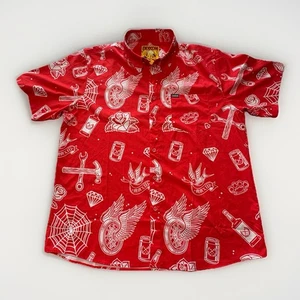 Dixxon Flannel Co PARTY JUNGE 10 JAHRE PARTYHEMD - ROT XXL - Bild 1 von 8