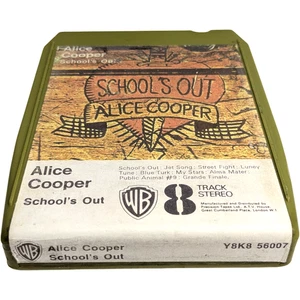 Neu Pads&tested! Alice Cooper School's Out 1972 B + 8-track Kartusche - Imagen 1 de 8