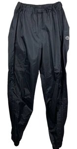 REI Lightweight Waterproof Pants Black Zip Ankle Windbreaker Womens Small Hiking - Picture 1 of 9