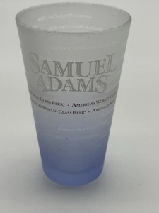 Vaso de cerveza Samuel Adams pinta azul esmerilado envío rápido el mismo día - Imagen 1 de 4