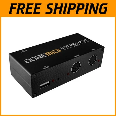 MIDI Host Box for Musical Instruments, USB MIDI Converter - Image 1 of 4