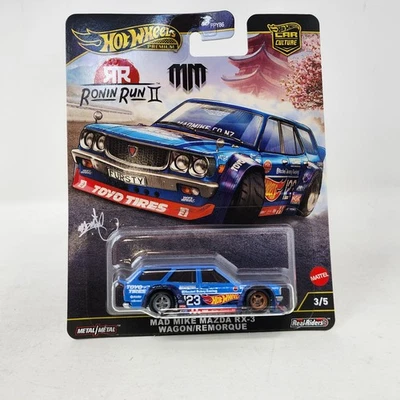 Mad Mike Mazda RX-3 Wagon * 2025 Hot Wheels Car Culture RONIN RUN 2 * Case M - Image 1 of 2