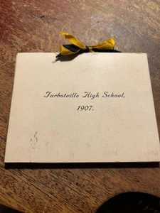 1907 TURBOTVILLE PA High School Beginn Schüler Lehrer - Bild 1 von 4