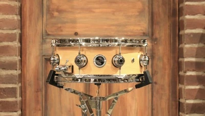 Caja natural satinada súper sólida DW Collector's Series 5''x13"" - ¡Usada! Foto 1 de 4