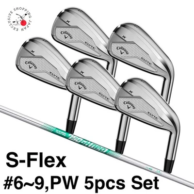 Callaway ELYTE X Iron 5pcs Set #6~9,PW S-Flex N.S.PRO 750GH neo Steel Shaft 2025 - Image 1 of 4