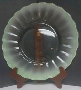Princess House Cottage Tulip Green Edged Platter RARE Collectable 14” #6417 - Picture 1 of 7