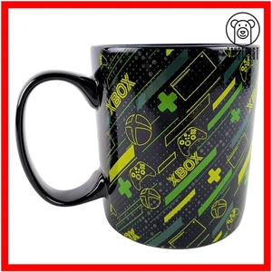 Paladone Official Xbox Ceramic Coffee Mug Tea Cup Large Microsoft Black Green - Picture 1 of 8