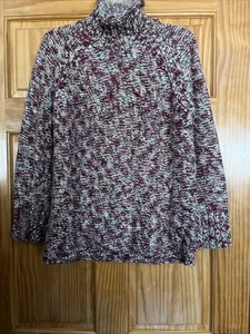 Columbia Women's Wool Blend Pink Pull Over Sweater Size XL - Picture 1 of 13