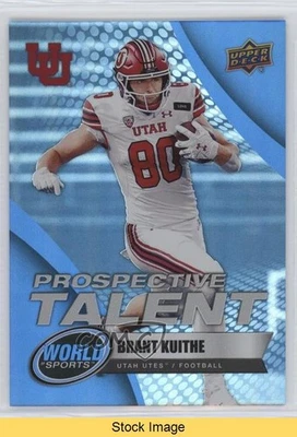 2025 Upper Deck World of Sports Prospective Talent Blue Brant Kuithe #380 READ - Image 1 of 3