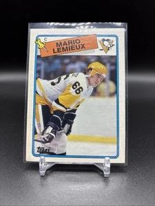 1988-89 Topps #1 Mario Lemieux Penguins - Picture 1 of 2