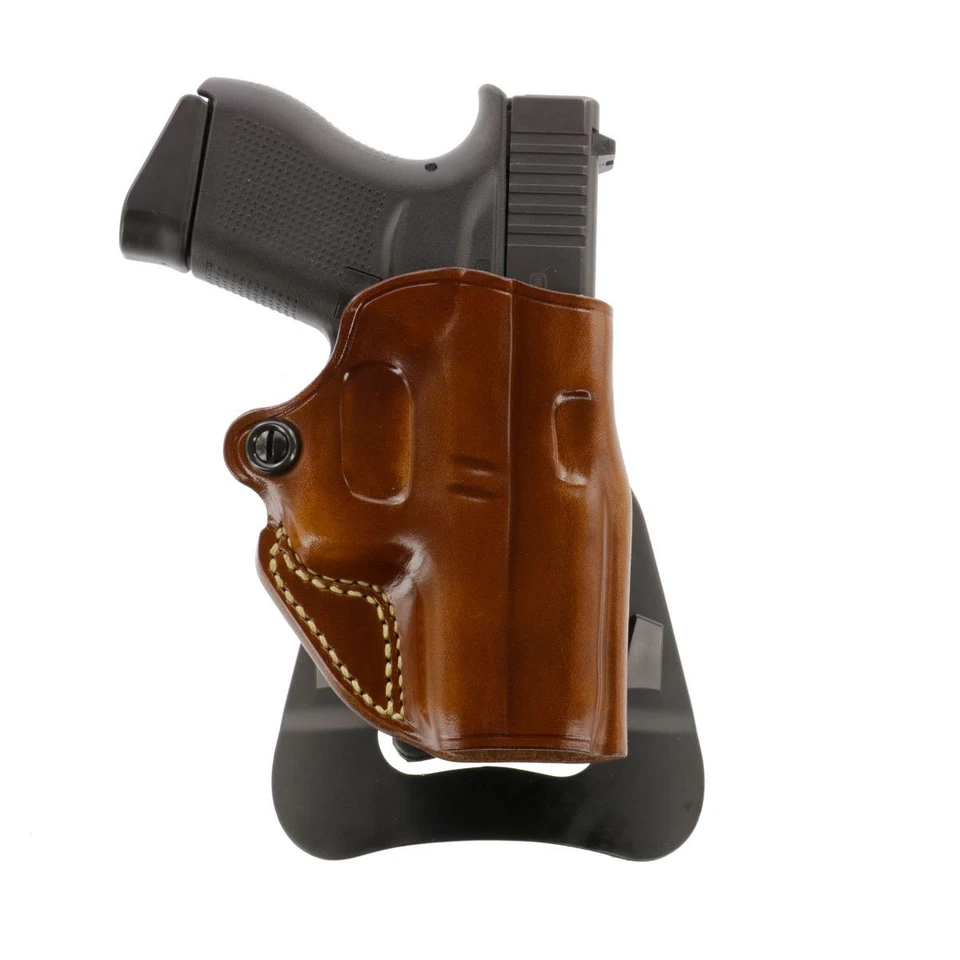 Galco Speed Master 2.0 Paddle Belt Holster Glock 43x/43 Right Premium Steerhi