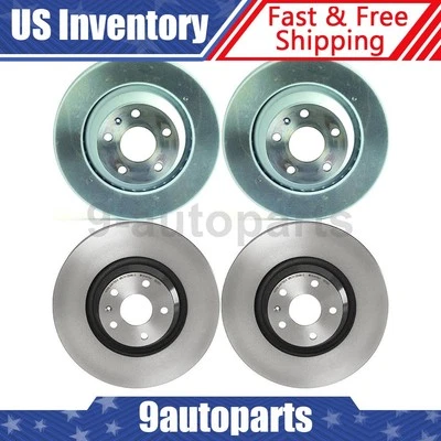 Rotores de freno de disco delanteros traseros Brembo OE para Audi TT Quattro 2008 2009 Foto 1 de 4