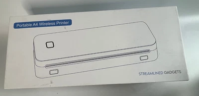 Portable Wireless Inkless Thermal Printer A4 w/Free Shockproof Case - Image 1 of 4