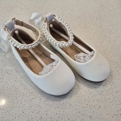 Zapatos Mary Jane blancos para niños pequeños nuevos talla 6 HEHALNOM Foto 1 de 4