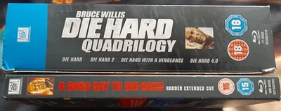 DIE HARD QUADRILOGY (BLU-RAY-2012) & A GOOD DAY TO DIE HARD (BLU-RAY-2013) - Image 1 of 4