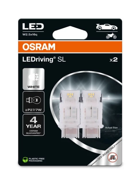 LEDriving SL White 6000k P27/7w 3157dwp-02b Non ECE OSRAM