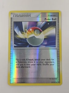 Pokémon Poké Ball 113/127 2009 Carta Allenatore Serie Platino Holo - Foto 1 di 2