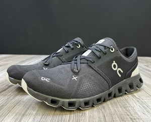 ON CLOUD X 3 Black 60.98705 Athletic Training Running Shoes, Mens Size 10, New - Picture 1 of 10