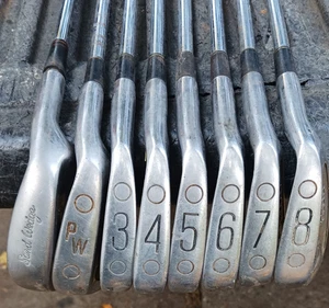 Wilson 1200 Lt Irons/Golf Clubs/RH/ Pitching Wedge/Steel Stan Thompson SW 60* - Picture 1 of 5