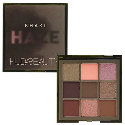 Huda Beauty Khaki Haze Obsessions Eyeshadow Palette 9 Shades New in Box - Image 1 of 4