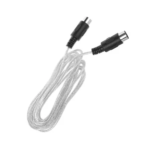 MIDI Music Line Keyboard Wire Connecting Cable Acoustic Guitar Cord - Afbeelding 1 van 12
