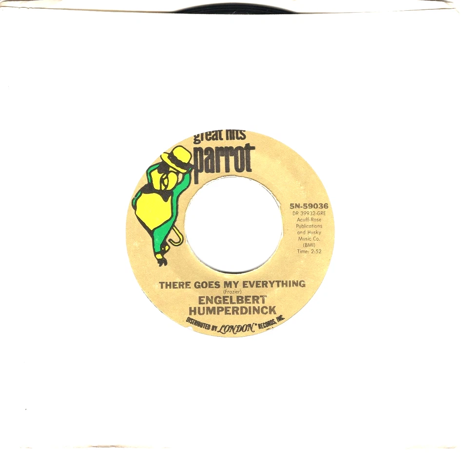 ENGELBERT HUMPERDINCK:    Release Me / There Goes My Everything .. 45 RPM -1637 - Image 1 of 3