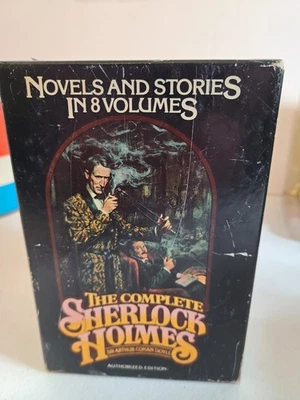 The Complete Sherlock Holmes Novels & Stories in 8 Volumes Conan Doyle READ Foto 1 de 4