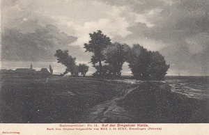 MAX J. de SURY Auf der Bregenzer Heide nahe Bodensee gl1908 E0933 - Picture 1 of 2