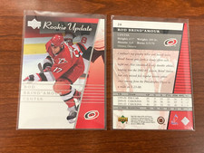 ROD BRIND AMOUR 2002-03 UPPER DECK ROOKIE UPDATE CAROLINA HURRICANES CARD #20