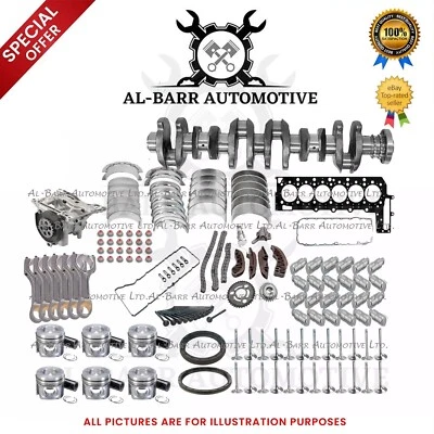 BMW N57D30B CRANKSHAFT WITH ENGINE REBUILD KIT 3.0 DIESEL 3 7 SERIES BRAND NEW - image 1 of 4