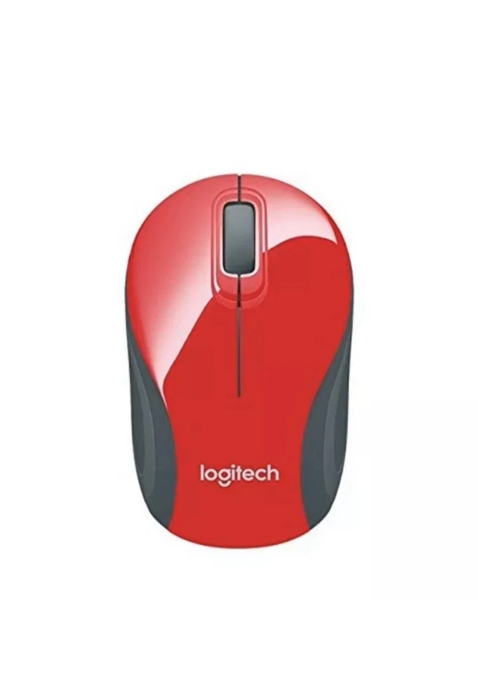 Logitech M187 Wireless Mini Optical Mouse, Red 910-004838 NEW SEALED - Image 1 of 1