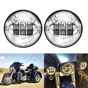 4.5" LED Spot Fog Passing Lights Driving Lamp For Yamaha V star 1100 650 Classic - Picture 1 of 12