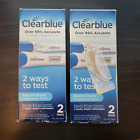 CLEARBLUE RAPID & DIGITAL PREGNANCY 2 BOXES 2 TESTS EACH. OPEN BOX