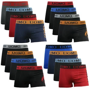 4-20er Pack Boxershorts Retro Shorts Unterwäsche Unterhose Seamless Boxers - Bild 1 von 12