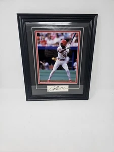Cardinals Willie McGee Signed Framed 13x16 Photo Display with Autograph Card - Picture 1 of 6