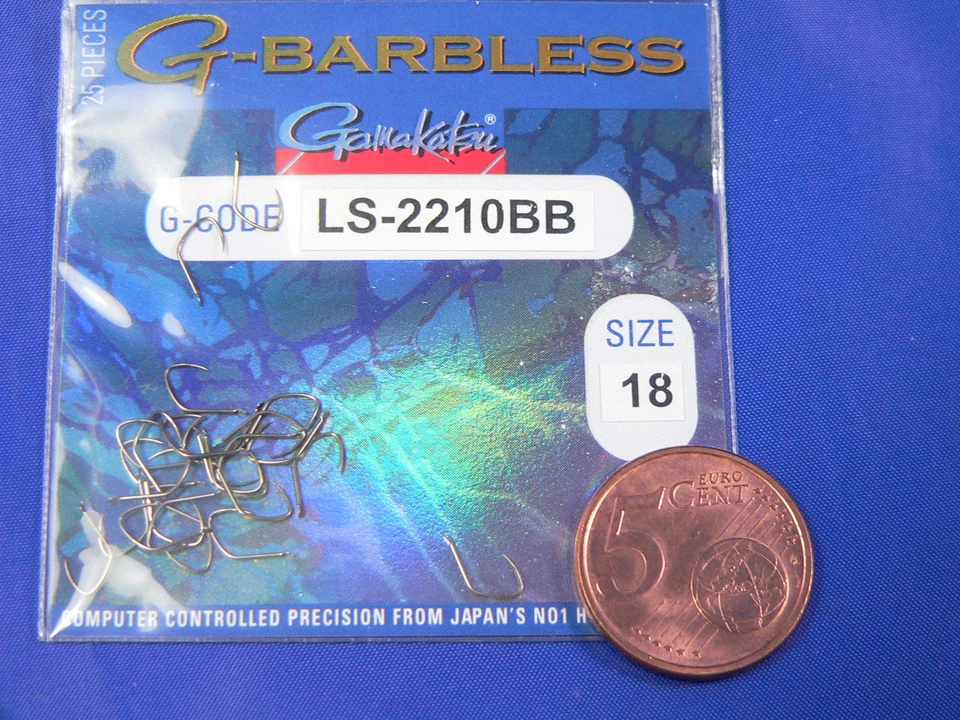 Ami Gamakatsu LS-2210BB senza ardiglione, pesca agonismo, barbo, cavedano - Immagine 1 di 1