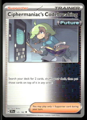 SV05: Temporal Forces #145/162 Ciphermaniac's Codebreaking - Image 1 of 2