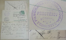 Kaiserpanorama PROSSNITZ (Mähren) 1908: 3 PKs 1908 Inh. Johann Hradečný bestellt
