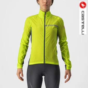 Castelli SQUADRA Women's Large Cycling Biking Packable Windproof Jacket New - Picture 1 of 7