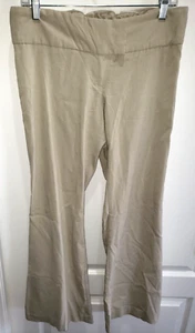 PANTALONES MATERNIDAD CAQUI MUJER Talla Pequeña MATERNIDAD Cremallera Frontal CINTURA ELÁSTICA - Imagen 1 de 2