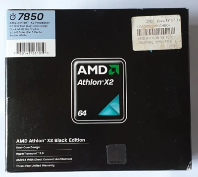 *RARE SEALED* AMD Athlon X2 7850 Dual Core Processor 2.8 GHz, Socket AM2 95W CPU - Image 1 of 4