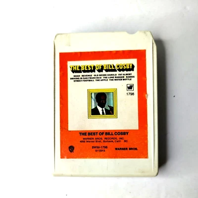 The Best Of Bill Cosby 8 Track Tape 1969 Warner Bros Comedy Rare Retro Vintage Foto 1 de 4