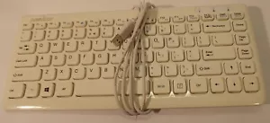 Perixx Periboard-407 White USB Computer Small Keyboard - Picture 1 of 3