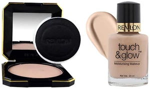 Revlon Touch And Glow Moisturising Powder 12g & Liquid 20ml Make Up Ivory Combo - Picture 1 of 3