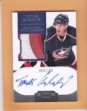 11-12 DOMINION TOMAS KUBALIK ROOKIE JERSEY AUTOGRAPH /199 BLUE JACKETS #141