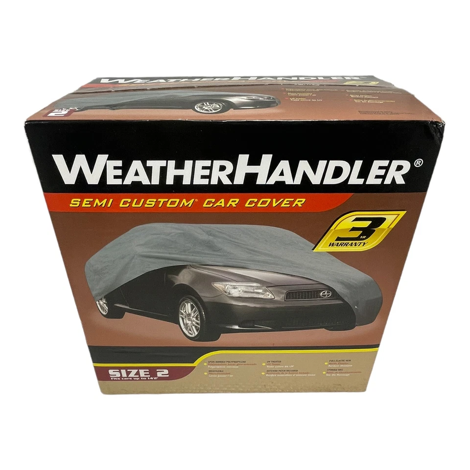 CUBIERTA DE COCHE SEMI PERSONALIZADA PARA MANIPULADOR METEOROLÓGICO de colección Talla 2- Talla en la parte posterior RARA NUEVA Foto 1 de 4
