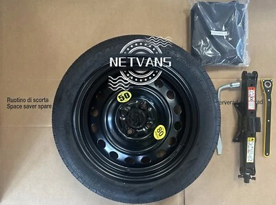 NETVANS KIT roue de secours galette 15'' pour OPEL CORSA E AVEC CRIC CLEF ET SAC
