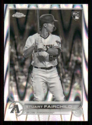 2022 Topps Chrome Sonic Black and White RayWave Refractors #156 Stuart Fairchild - Image 1 of 2
