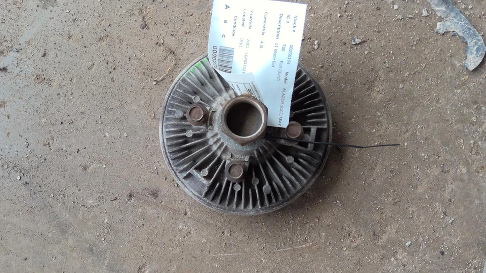 Used Engine Cooling Fan Clutch fits: 2001 Chevrolet Blazer s10/jimmy s15 11 blad - Image 1 of 4