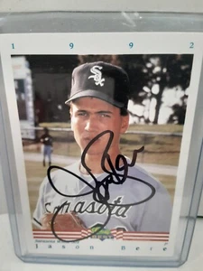 Jason Bere autographed Baseball Card (White Sox) 1992 Classic Best Rookie #253 - Picture 1 of 6